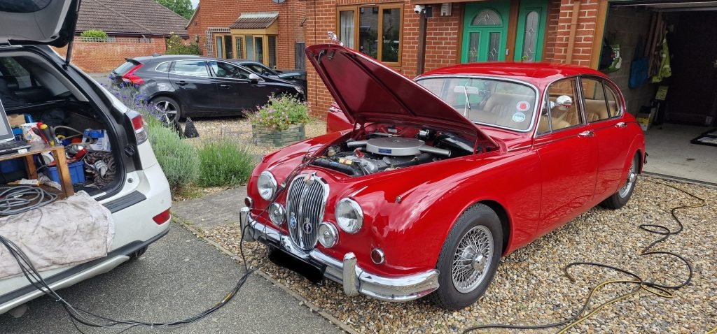 MK 2 Jaguar Red Tuning