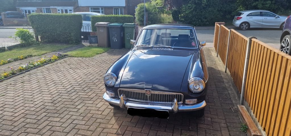 Classic MGB Car Blue