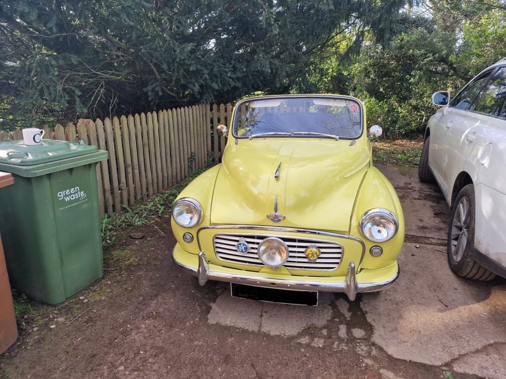 Classic Morris Minor Convertible Yellow Contact Us