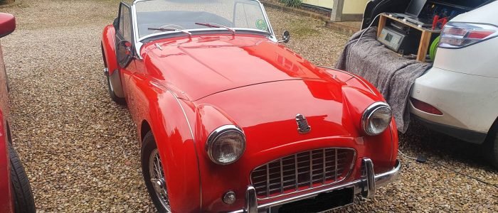 Red Classic car